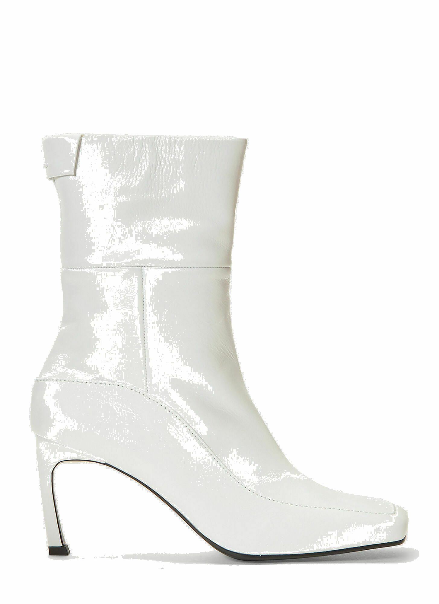 Photo: Squared-Toe Boots in White