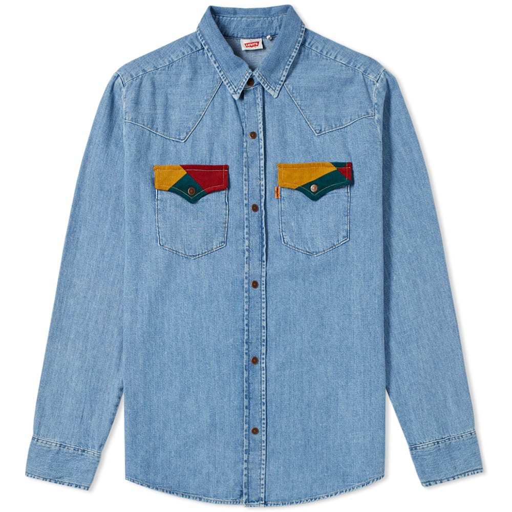 Denim Shirt Tipper Tone Levi's Vintage
