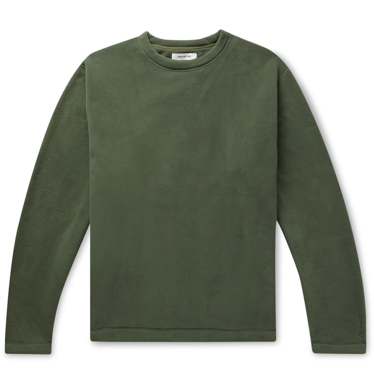 nonnative - Coach Shell-Trimmed Polartec Fleece Sweatshirt - Green 