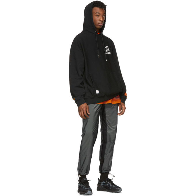 Heron Preston Black Metal Workers Hoodie Heron Preston