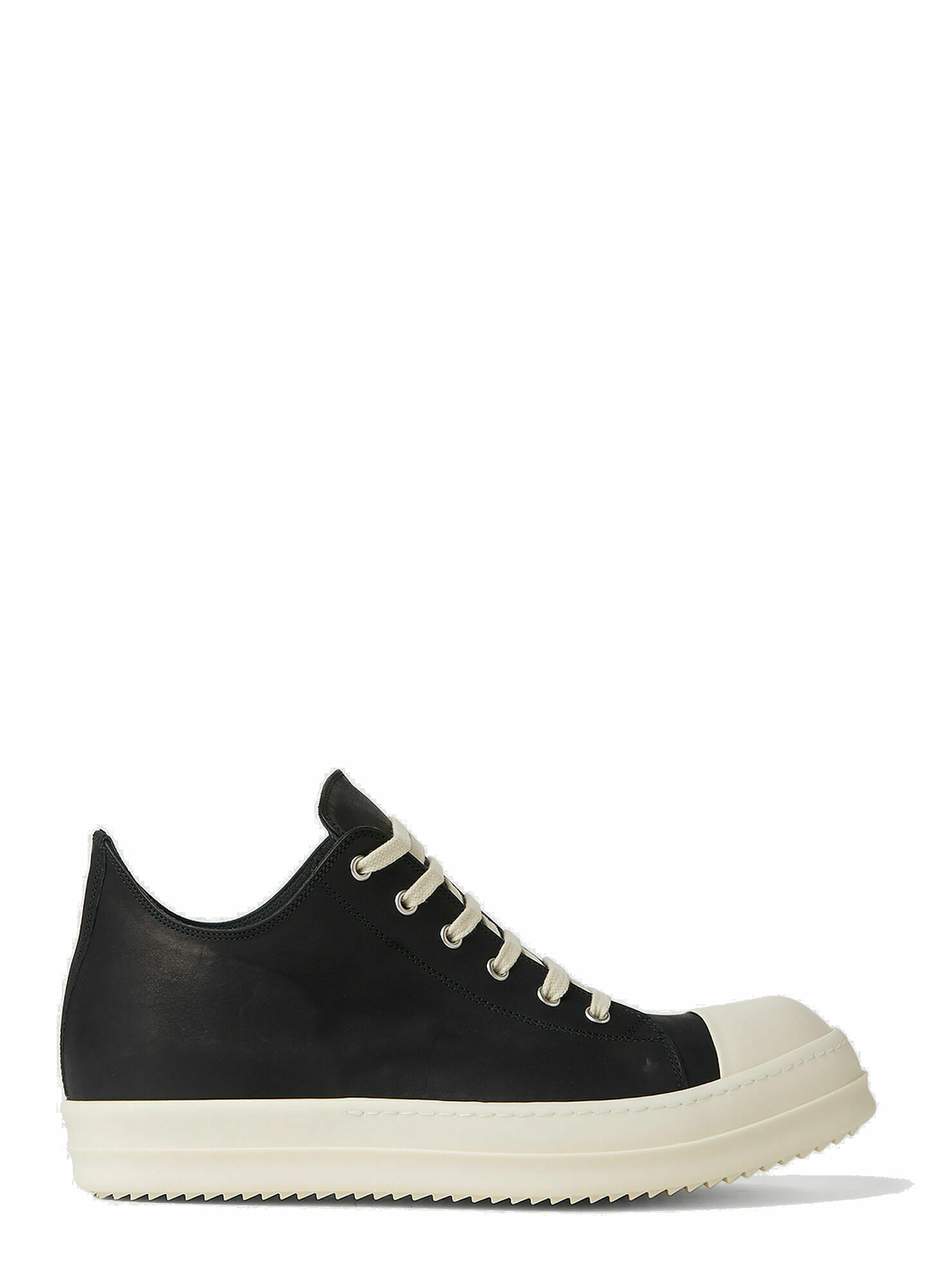 Photo: Rick Owens - Lace Up Sneakers in Black