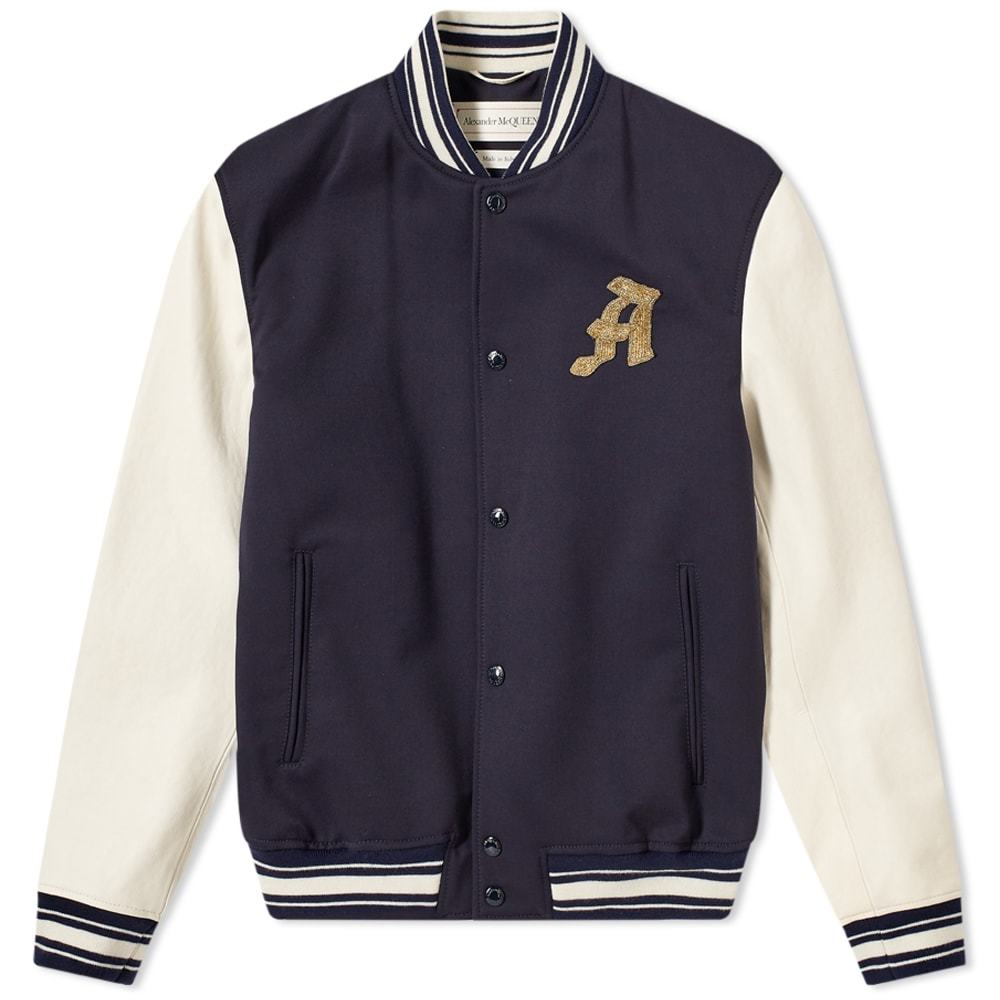 Alexander McQueen Monogram Letterman Jacket Alexander McQueen