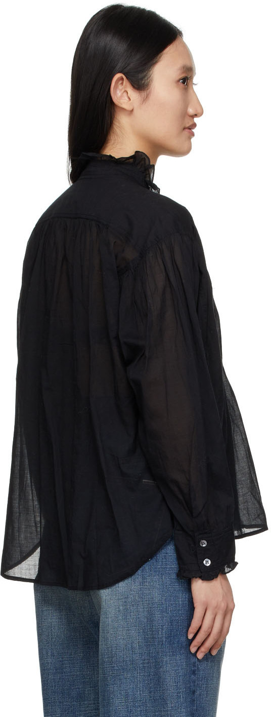 Isabel Marant Etoile Black Cotton Pamias Shirt