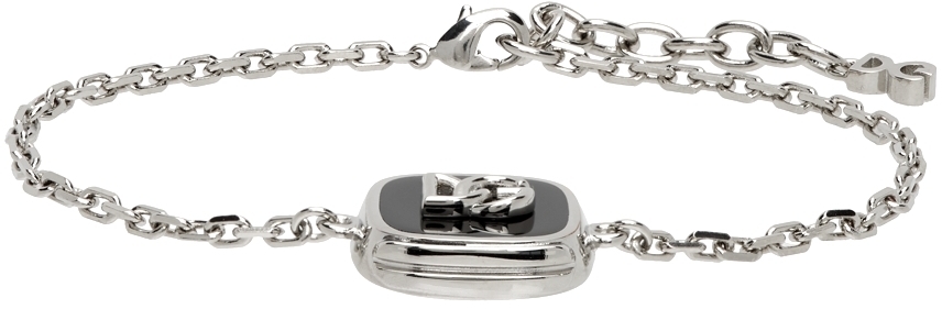 dolce and gabbana silver bracelet