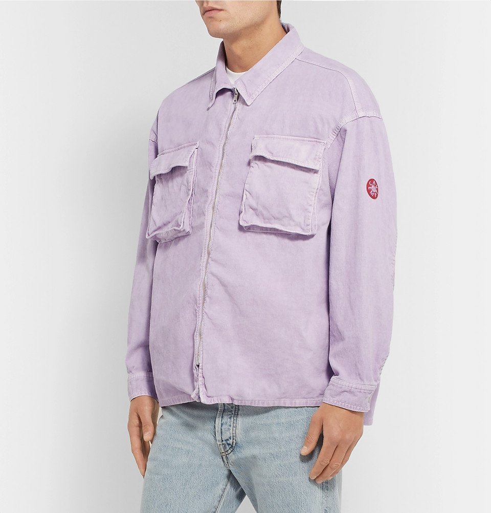 Oversized Cotton-Corduroy Shirt Jacket 