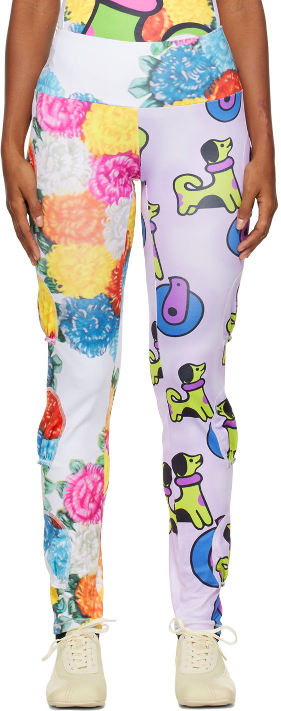 Chopova Lowena SSENSE Exclusive White 'Tennis Ball' Leggings Chopova Lowena
