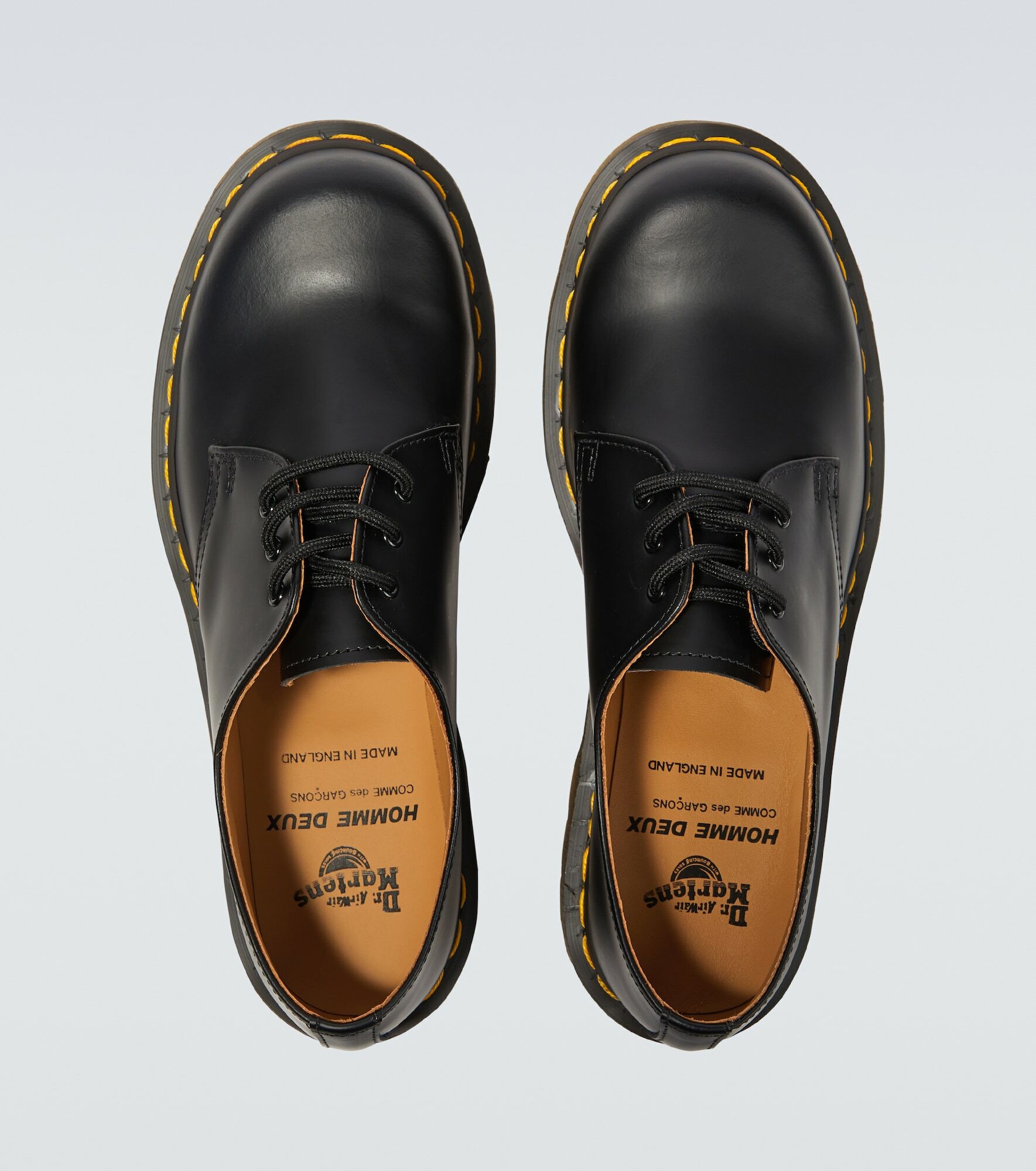 Comme des Garcons Homme Deux - x Dr. Martens leather Derby shoes Comme ...