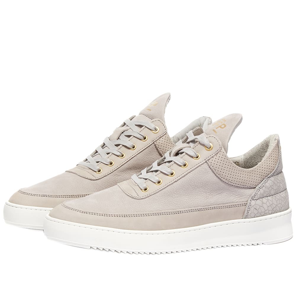 Baskets Filling Pieces AW16 Low Top - Cuir Noir - Taille EU 40 / US 7 / UK 6 - Neuf Avec Boîte