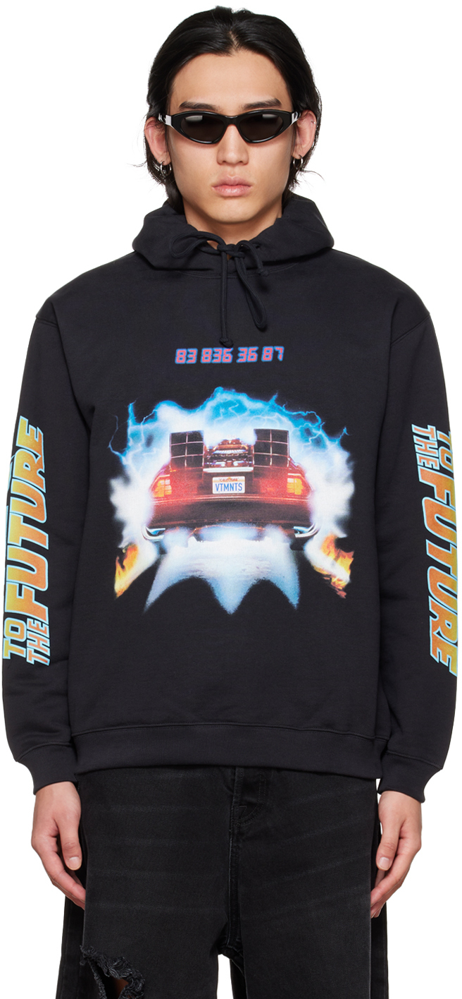 VTMNTS Black 'Back To The Future' Hoodie VTMNTS