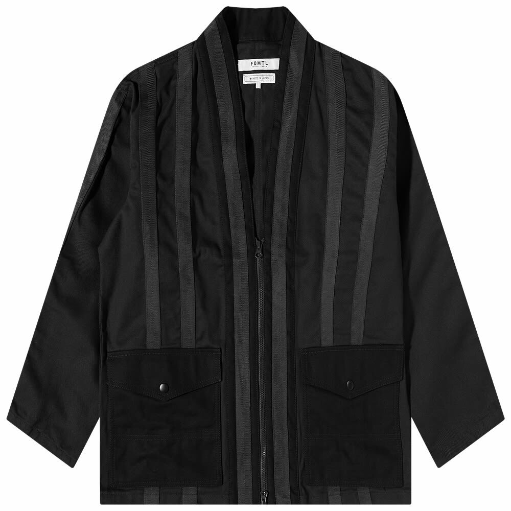 FDMTL Men's Tape Haori Jacket in Black FDMTL