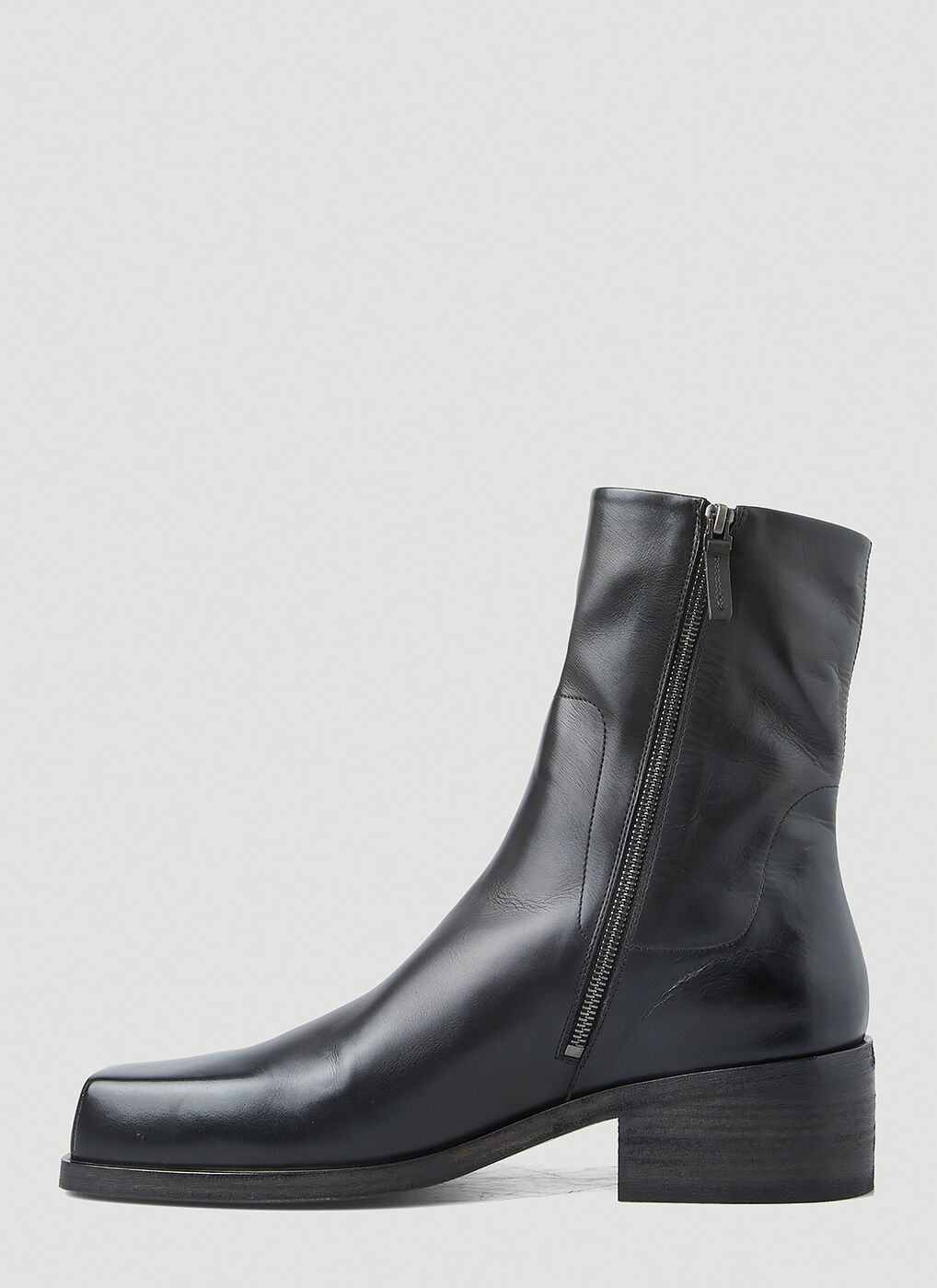 Cassapana Leather Boots in Black Marsèll