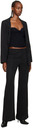 Reformation Black Alissa Trousers
