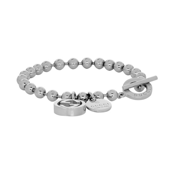 gucci silver chain bracelet