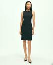 Brooks Brothers Women's The Essential Stretch Wool Sheath Dress | Black