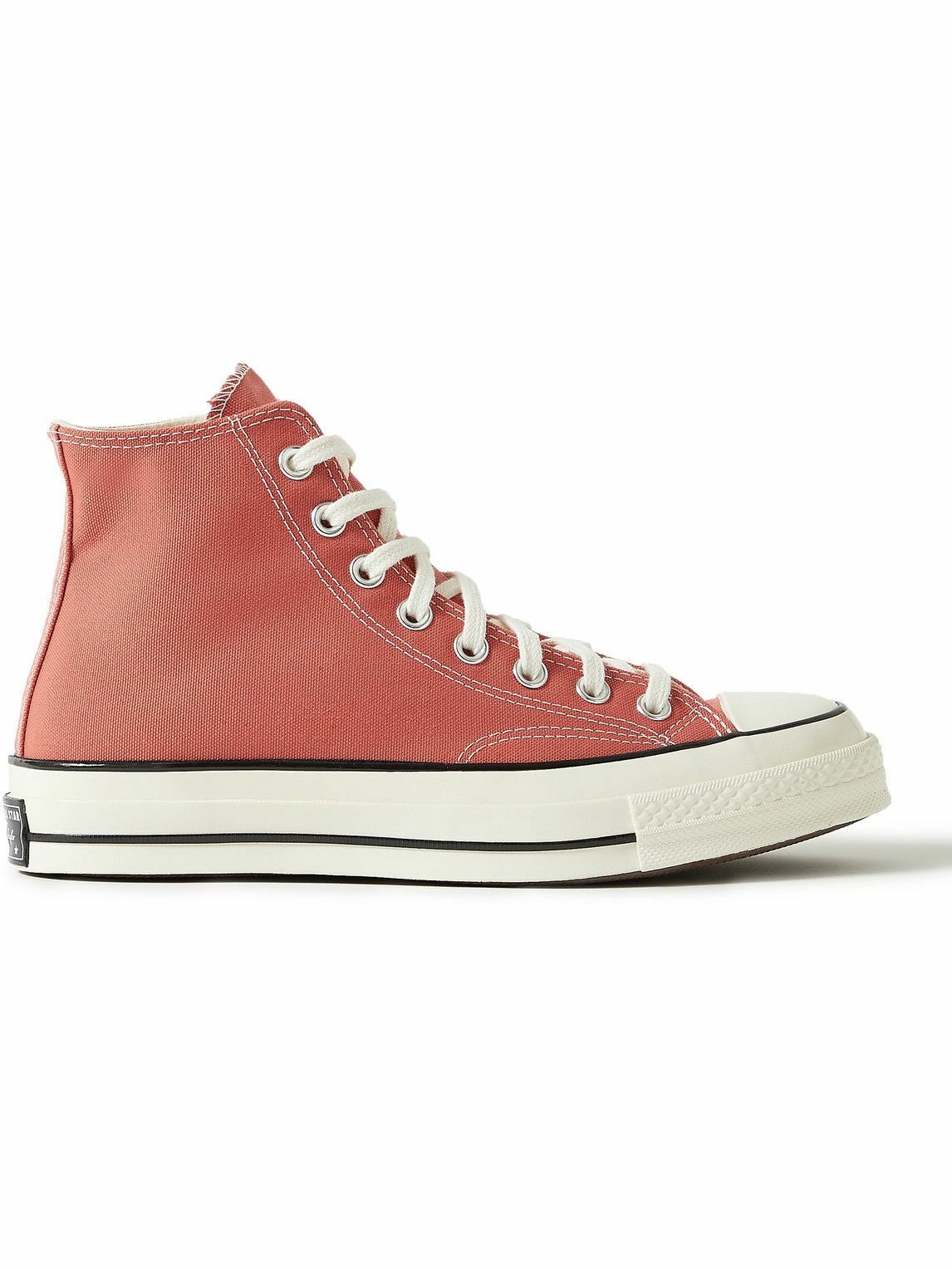 Converse - Chuck 70 Canvas High-Top Sneakers - Orange Converse