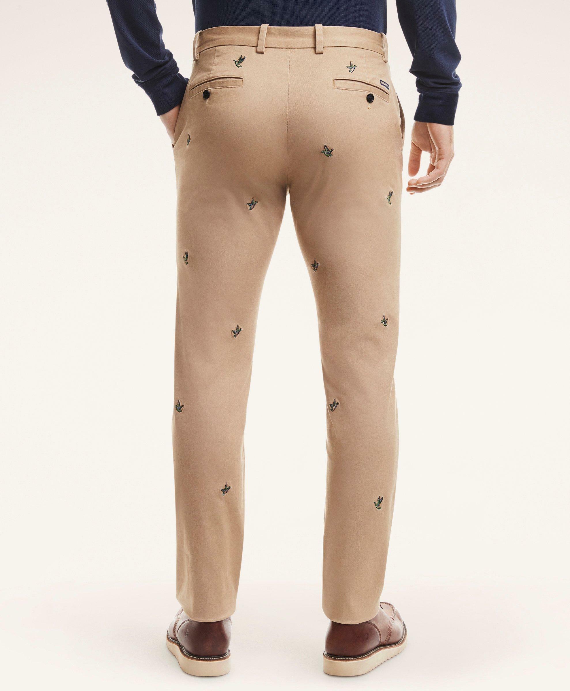 Brooks Brothers Men's Twill Mallard Chino Pants | Beige