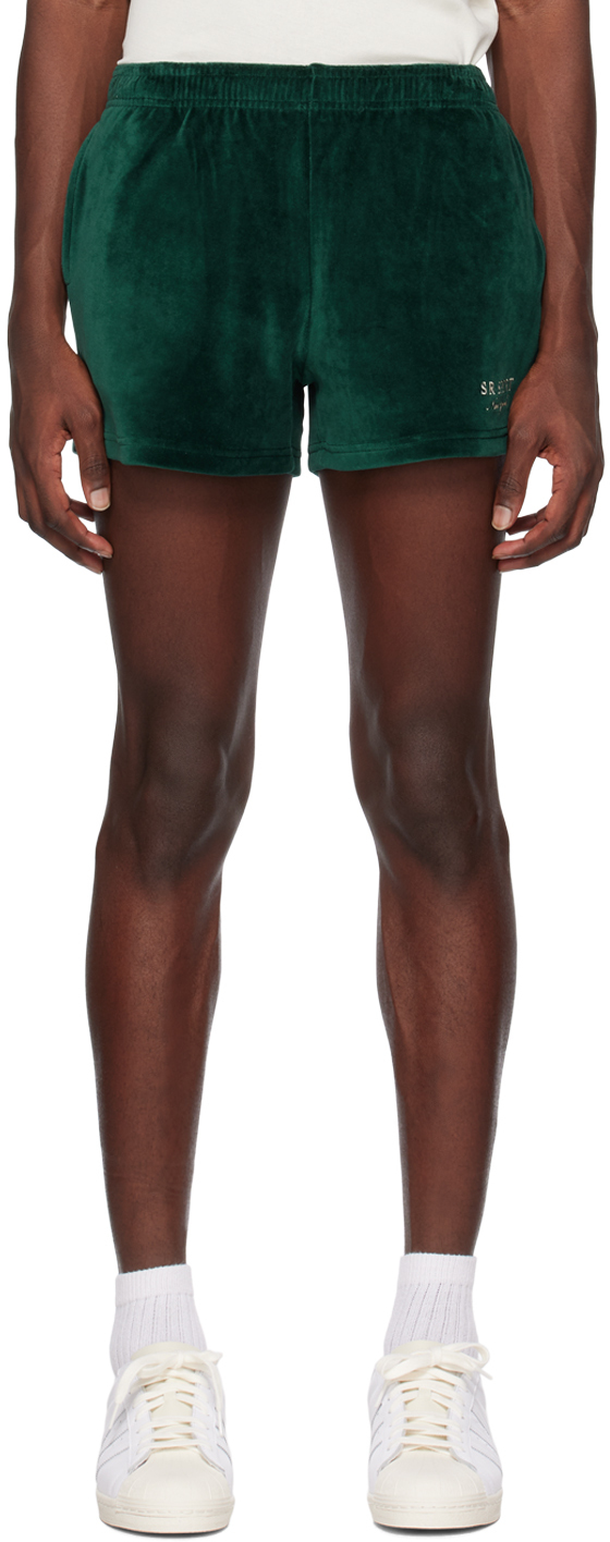 Photo: Sporty & Rich Green Andy Shorts