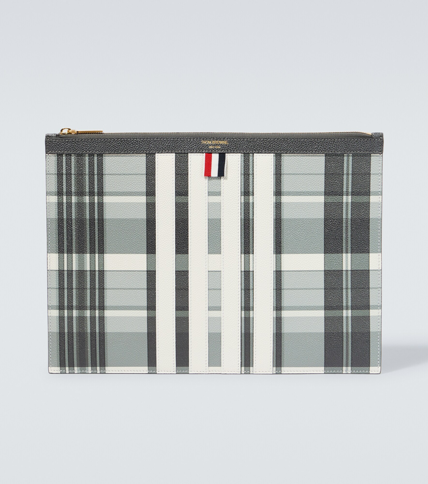 Thom Browne - 4-Bar printed leather briefcase Thom Browne