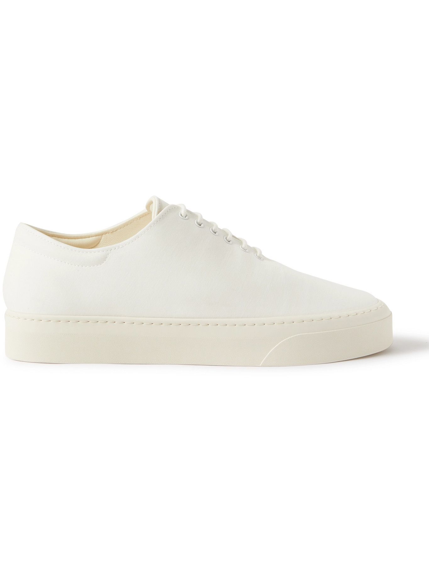 The Row - Dean Cotton-Canvas Sneakers - White The Row