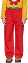 The Campamento Kids Red Logo Trousers