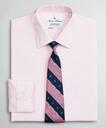 Brooks Brothers Men's Regent Regular-Fit Dress Shirt, Performance Non-Iron with COOLMAX, Ainsley Collar Twill | Pink