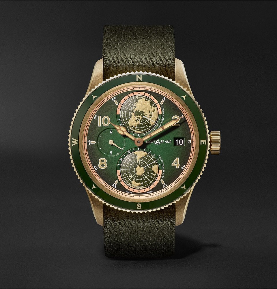 montblanc watch green