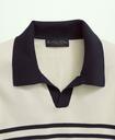 Brooks Brothers Men's Supima Cotton Mariner Stripe Polo Sweater | Navy