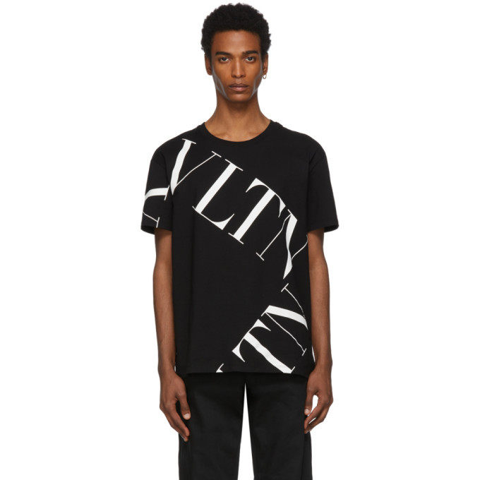 mens black vltn t shirt