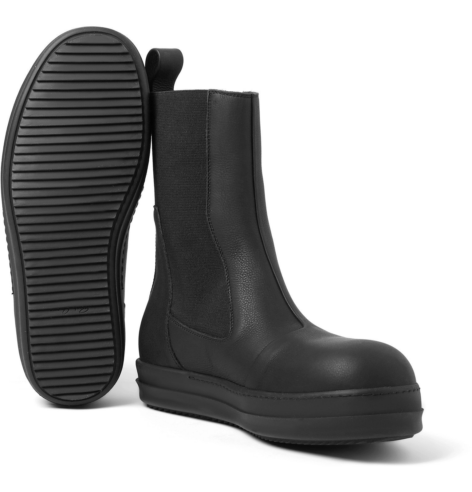 rick owens bozo chelsea boots