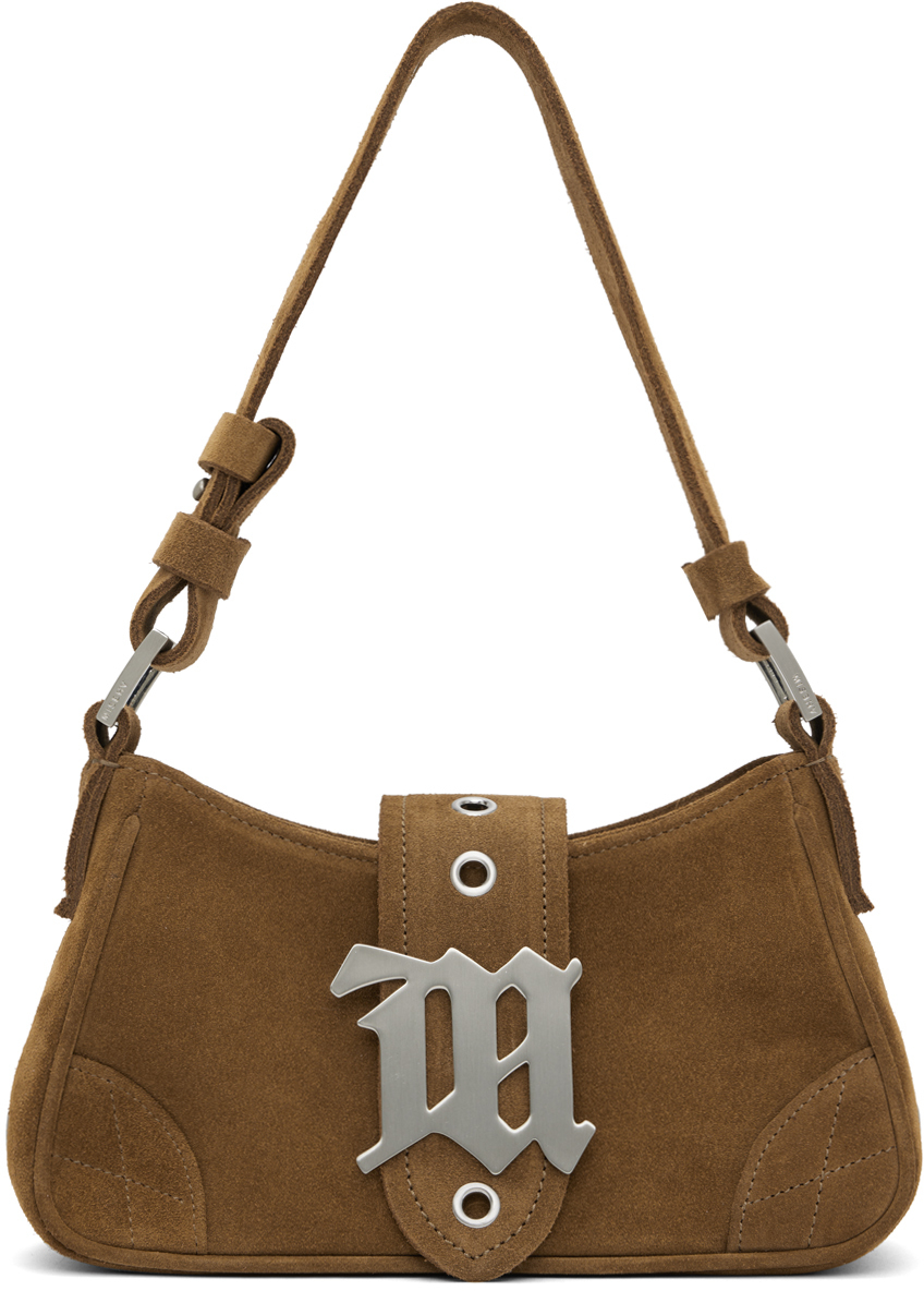 MISBHV Brown Small Suede Shoulder Bag MISBHV