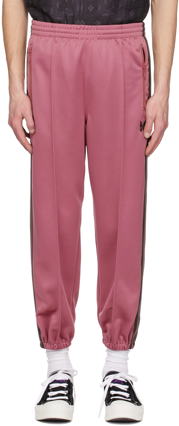 Photo: NEEDLES Pink Zipped Track Sweatpants