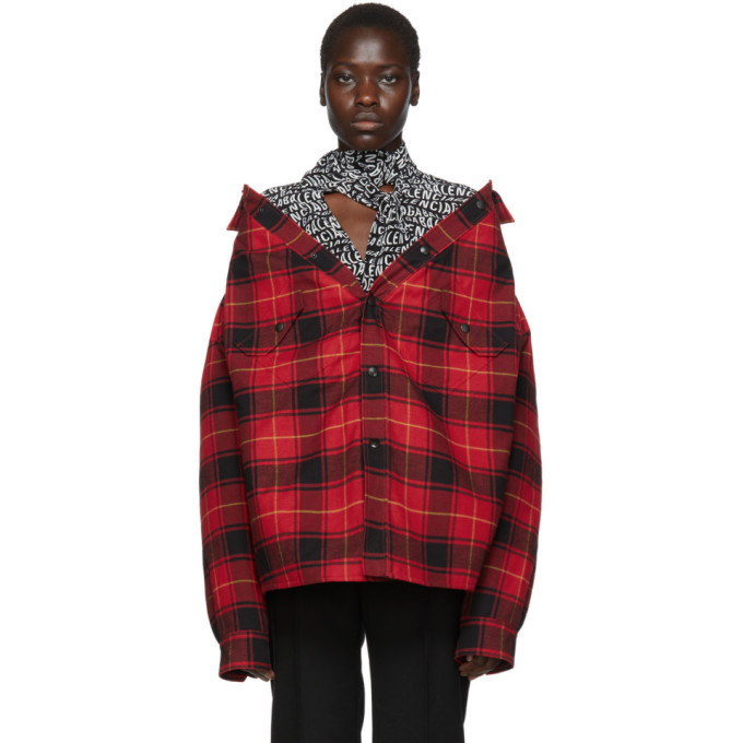 balenciaga red jacket