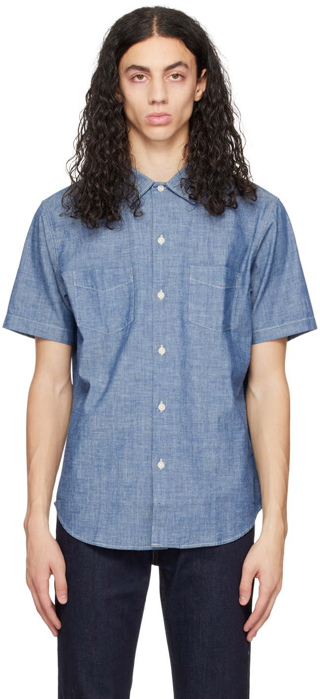 RRL Blue Camp Shirt RRL