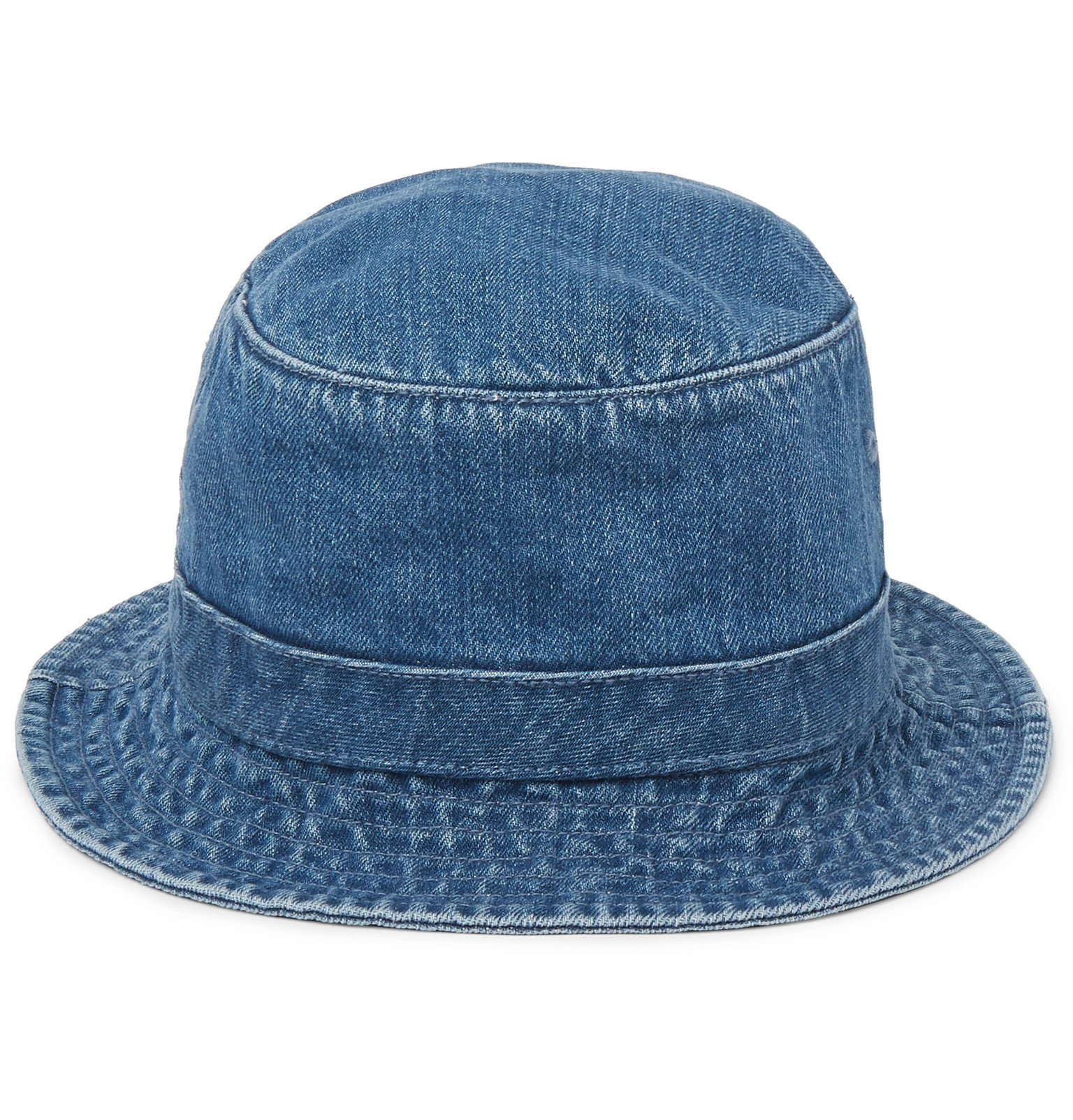 Polo Ralph Lauren - Embroidered Denim Bucket Hat - Blue Polo Ralph Lauren