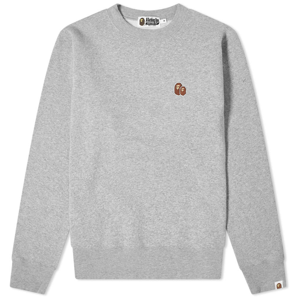 A Bathing Ape Double Ape Head Crew Sweat A Bathing Ape Kids