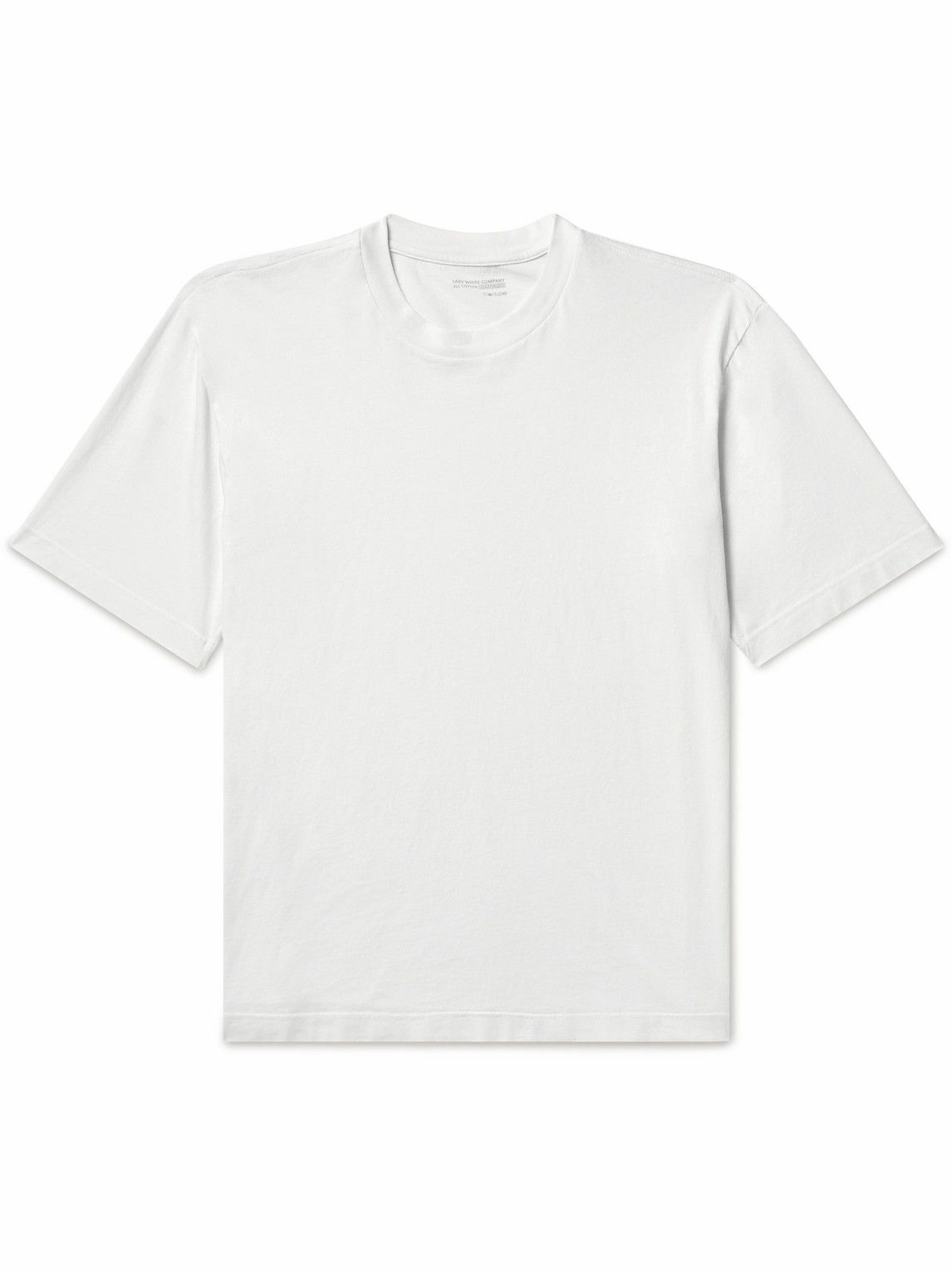 Lady White Co - Athens Cotton-Jersey T-Shirt - White Lady White Co.