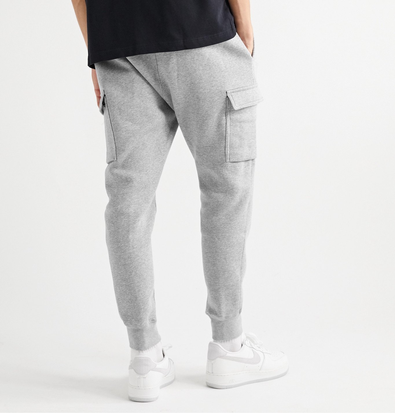 nike cargo sweatpants black