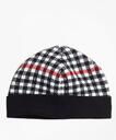 Brooks Brothers Girls Wool Blend Windowpane Hat | Black/Red