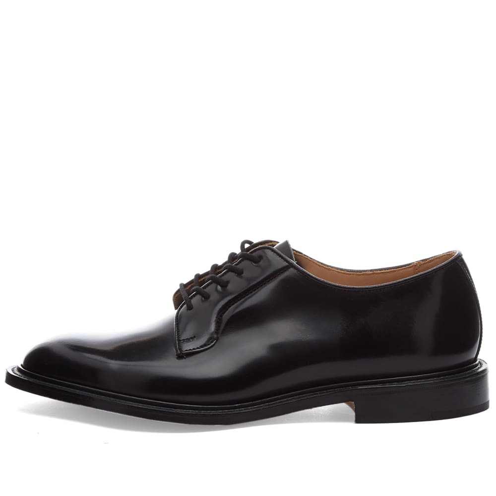 Tricker's Men's Trickers Robert Derby Shoe in Black Bookbinder Tricker's