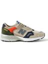New Balance - M920 Suede and Mesh Sneakers - Neutrals
