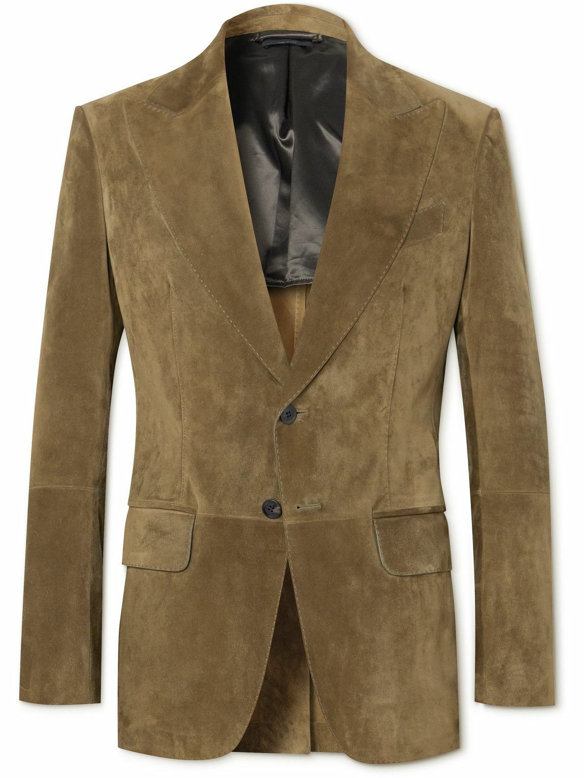 TOM FORD - Suede Blazer - Brown TOM FORD