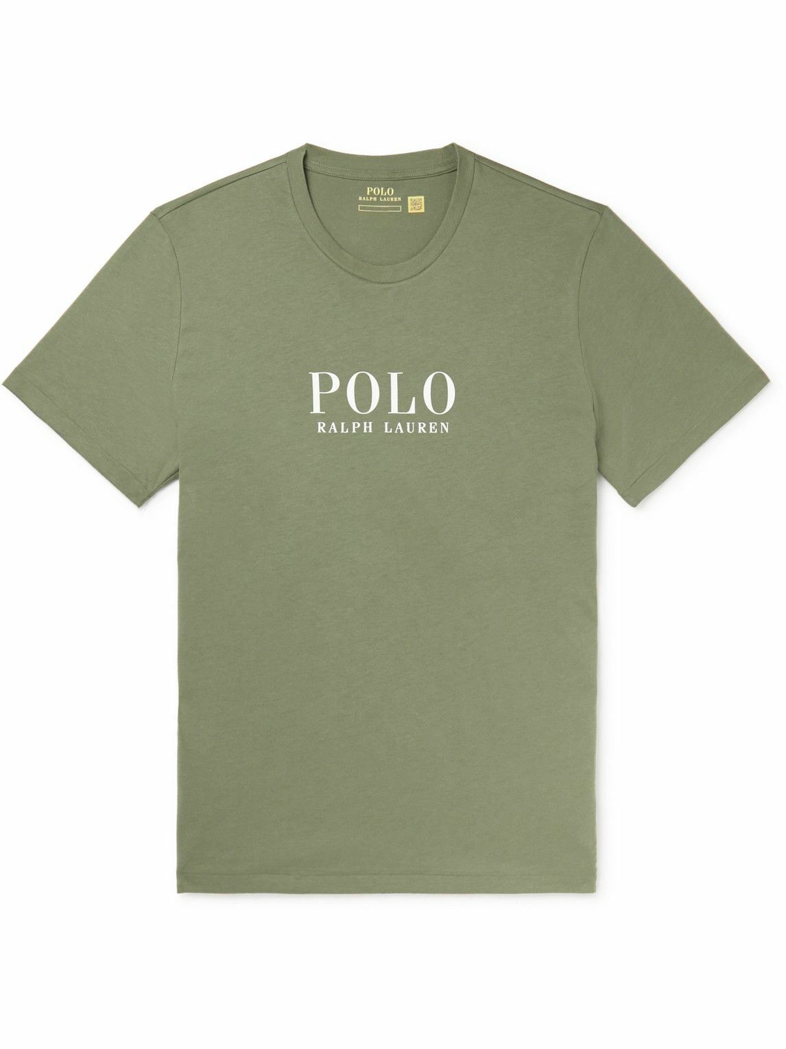 Photo: Polo Ralph Lauren - Logo-Print Cotton-Jersey Pyjama T-Shirt - Green