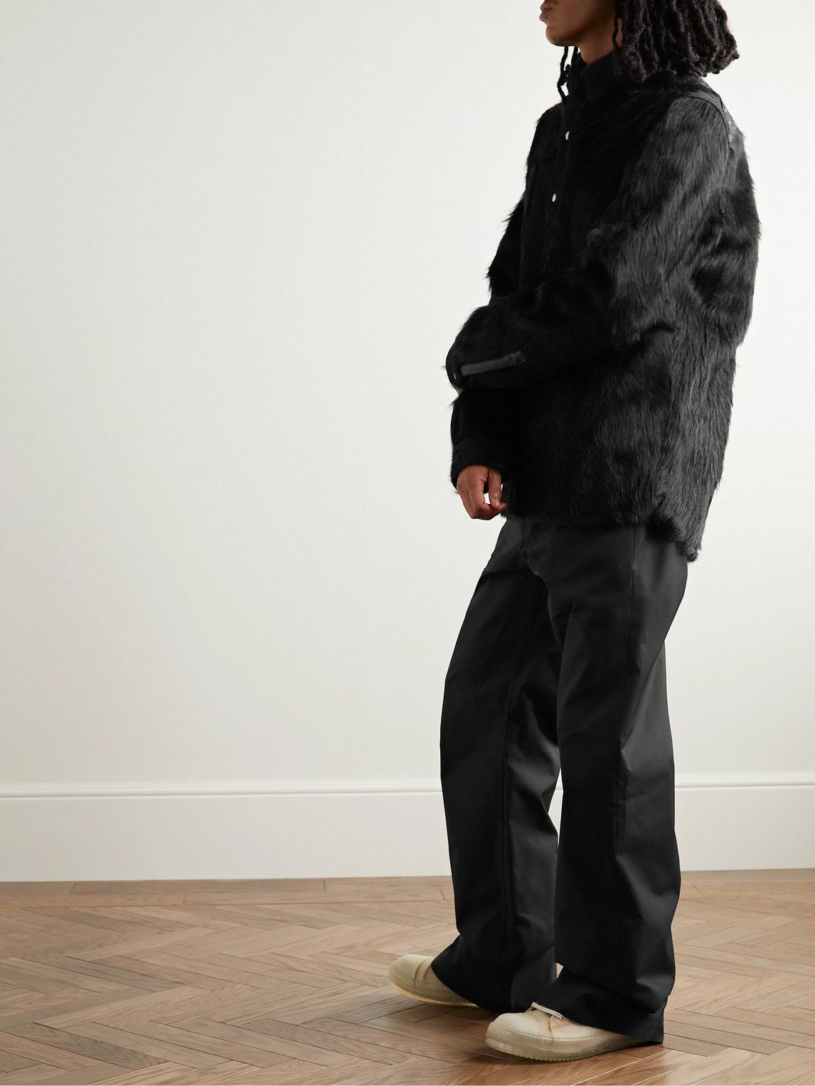 Rick Owens - Geth Straight-Leg Crepe Trousers - Black