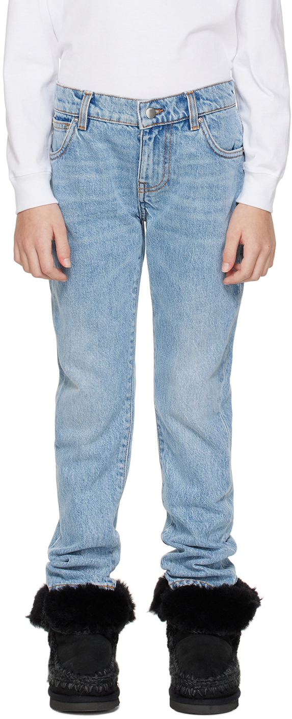 AMIRI Kids Blue Stack Jeans Amiri