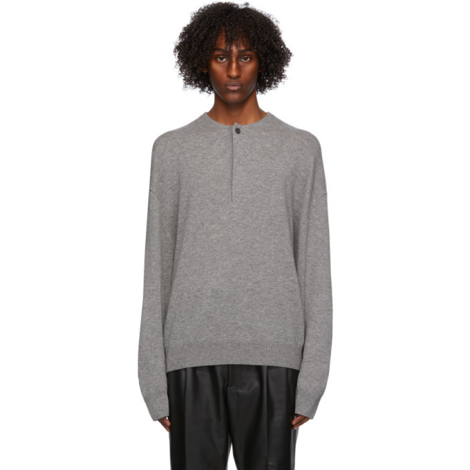 Fear of God Ermenegildo Zegna Grey Wool Henley Fear of God