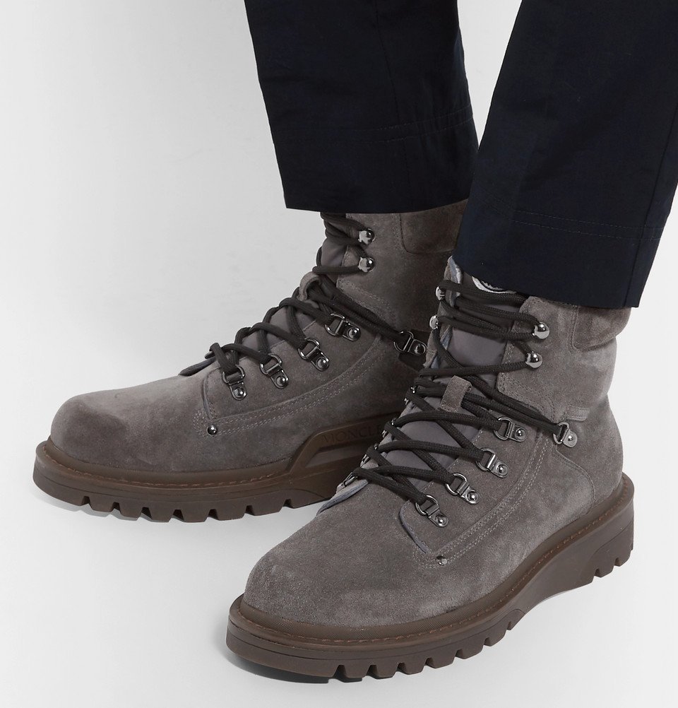 moncler egide suede hiking boots