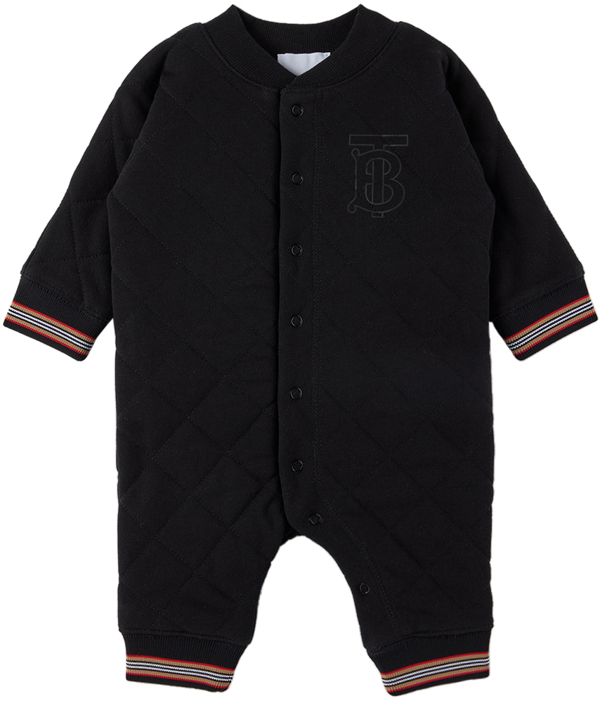 Photo: Burberry Baby Black Quilted Jumpsuit