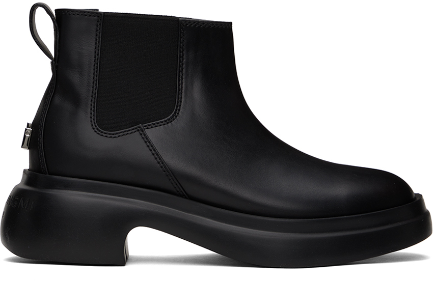 Photo: Wooyoungmi Black Leather Chelsea Boots