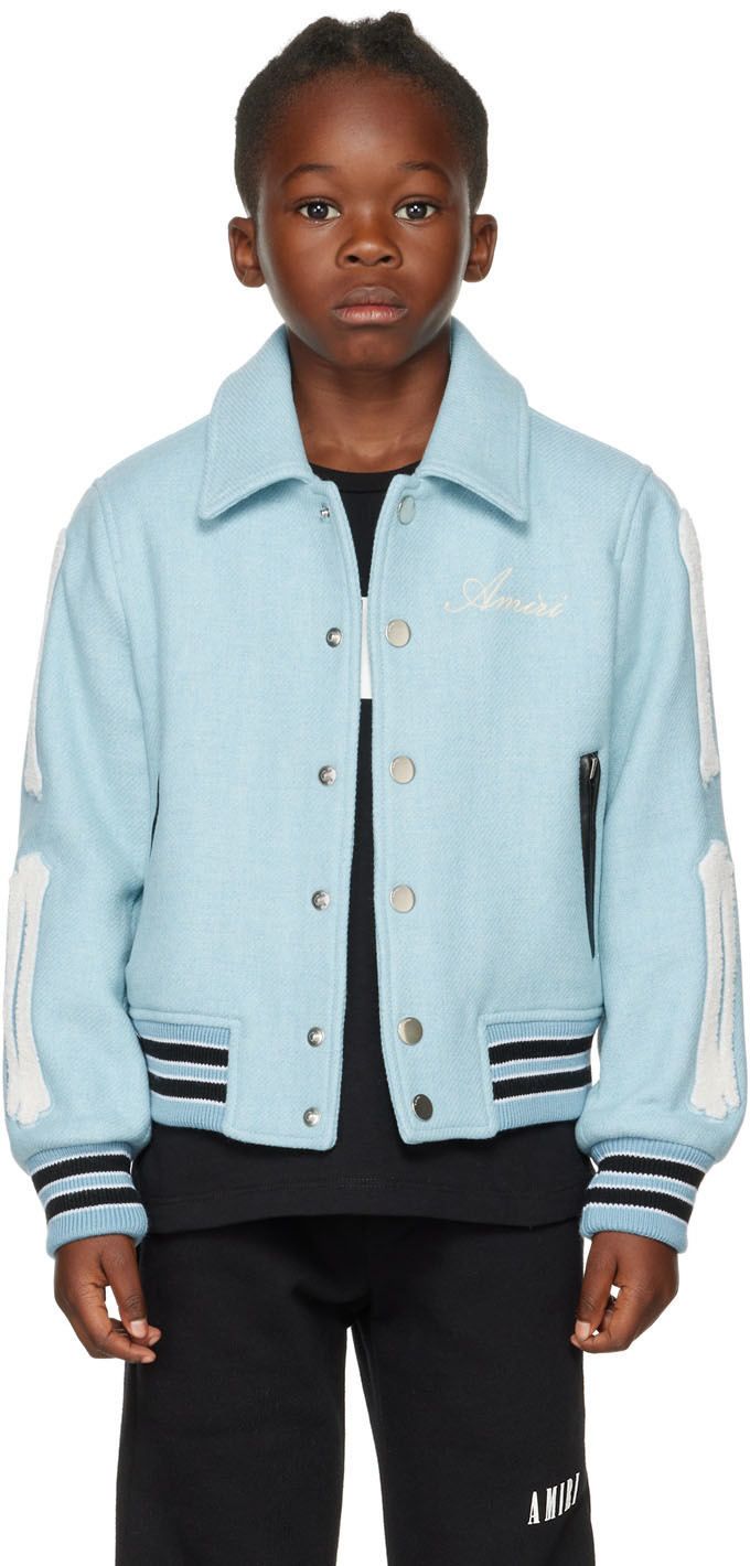 AMIRI Kids Blue Bones Jacket Amiri
