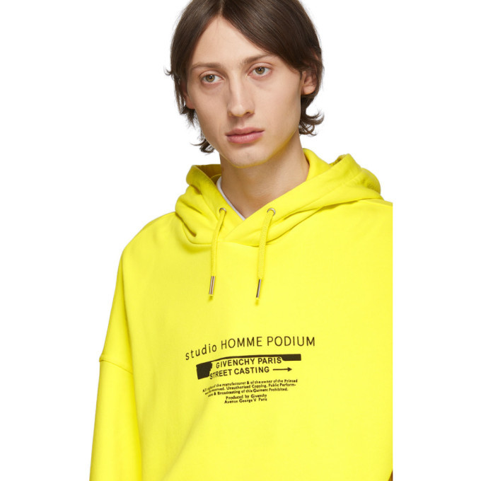 Givenchy Yellow Homme Podium Sweatshirt Givenchy